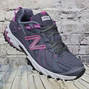 New Balance 573v2 Trail Running Shoes Womens 8.5 D Wide Grey Pink Hiking Outdoor